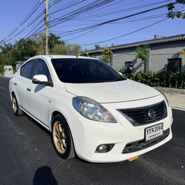 NISSAN ALMARA VL TOP AUTO 2012 ✅ไม่เคยชนไม่เคยคว่ำไม่น้ำท่วมไม่แก็ส ❇️ปุ่มสตาร์ท ภายในสะอาด ✅Aisbag ABS รถดีพร้อมใช้ ❇️เล่มสวยพร้อมโอน คู่มือรถครบ