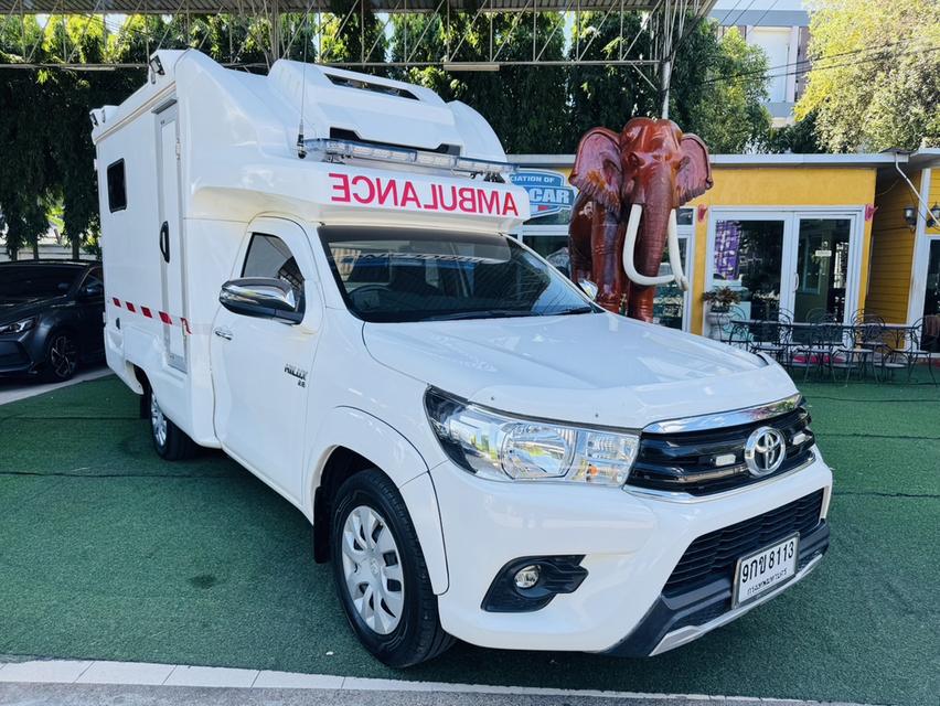 TOYOTA REVO SINGLE  รุ่นตัวJ ตู้แอมมูแลนด์ฉุกเฉิน เครื่อง2.8cc.เกียร์ธรรมดา ปี 2019 #ไมล์น้อยมากๆคะวิ่งมาแค่4,xxxกม. 2