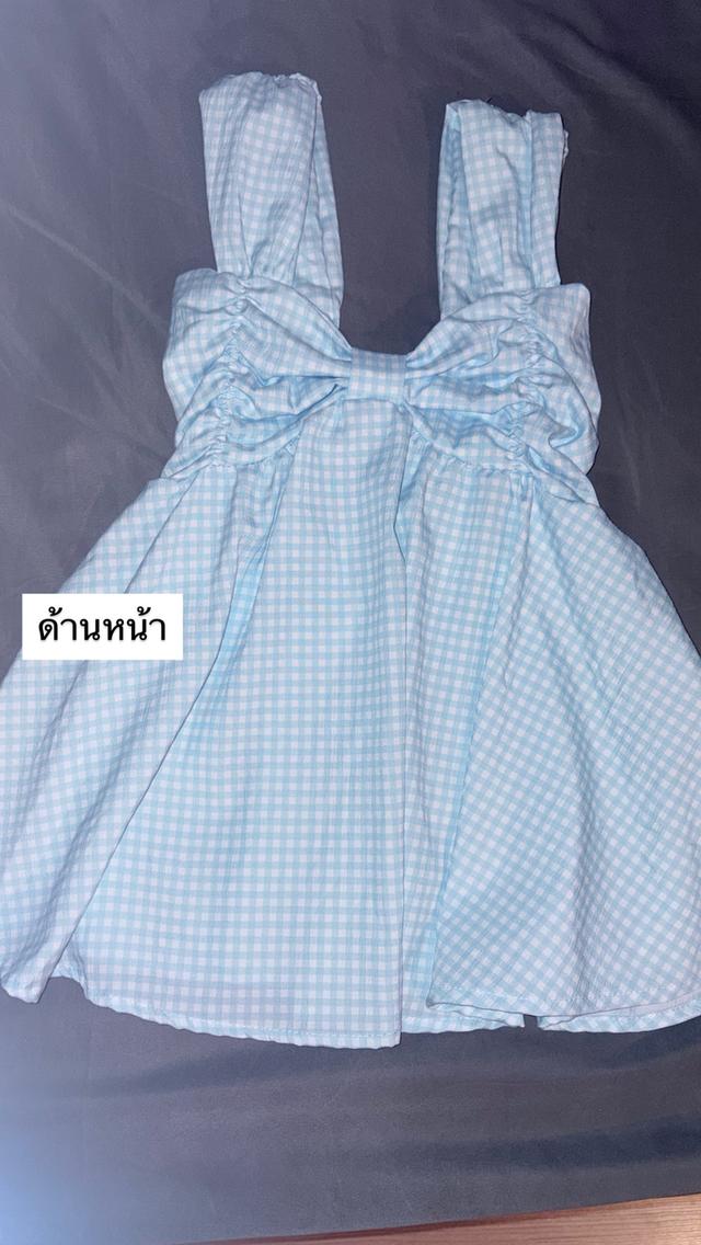 เสื้อผ้า สายเดี่ยว สีฟ้า🩵