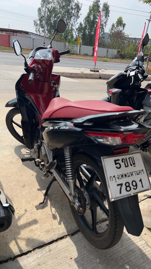 มอเตอร์ไซต์มือสอง เวฟ125ไอ แม็กซ์ สีดำ-แดง รถปี65/2022 รูปที่ 3