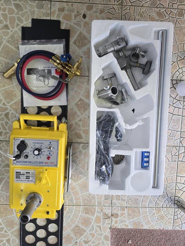 เต่าตามราง เต่าตัดแก๊ส CG1-30 220V พร้อมราง1.8เมตร