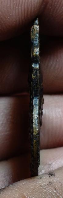 พระเหรียญหลวงปู่ทวด พิมพ์เอามา รุ่น 3 เนื้อทองแดงรมดำ  6