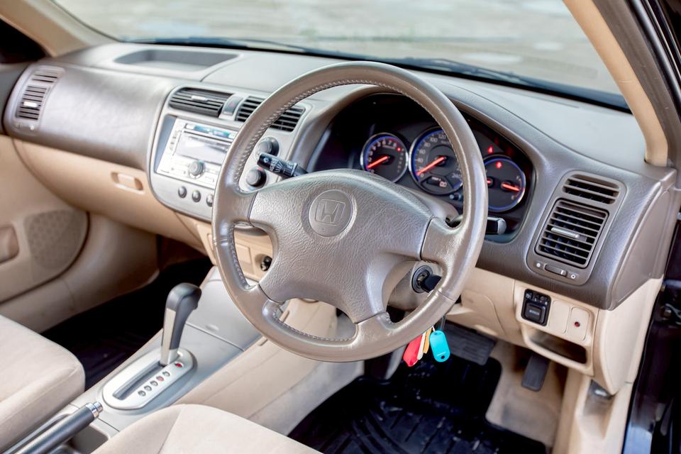 Honda Civic Dm 1.7 Vtec สีดำ เดิมสวย หายาก ปี 2004  13