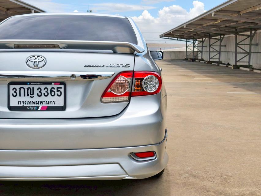 รหัสรถ CAT3365 2013 TOYOTA ALTIS 1.6E ออโต้ สีเทาสวย 2ระบบ เบนซิน+CNG โรงงาน 6