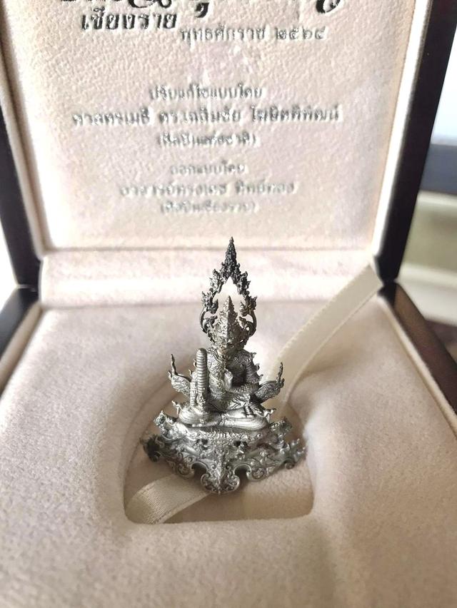 ท้าวเวสสุวรรณ พระธาตุดอยตุง เชียงราย ปี64 เนื้อเงิน อาจารย์เฉลิมชัยร่วมออกแบบ 10