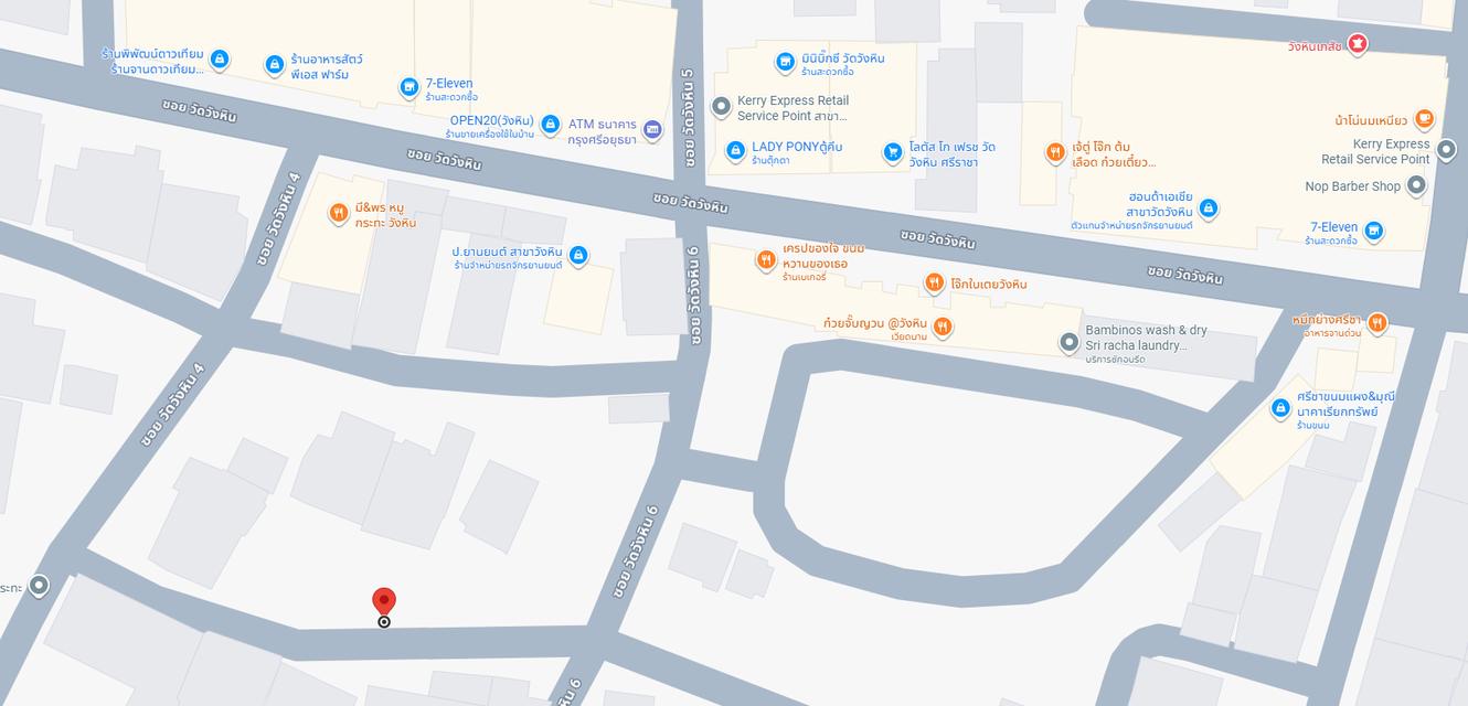 ขายที่ดินใจกลางศรีราชา ใกล้เซ็นทรัล เพียง 1 กม. 6
