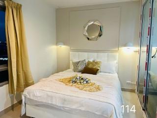 เช่า 10,000  คอนโด ห้อง28 ตร.วา  ไอรีส แอเวนิว อ่อนนุช  ลาดกระบัง Iris Avenue ใกล้สุวรรณภูมิ โรบินสัน พาสิโอ  ตึก4ขั้น6  081-3755244 1