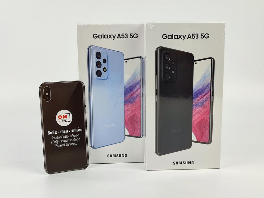 ขาย/แลก Samsung Galaxy A53 5G 8/128GB ศูนย์ไทย ประกันศูนย์เดือน 04/2566 สินค้าใหม่มือ1  เพียง 11,900 บาท  1