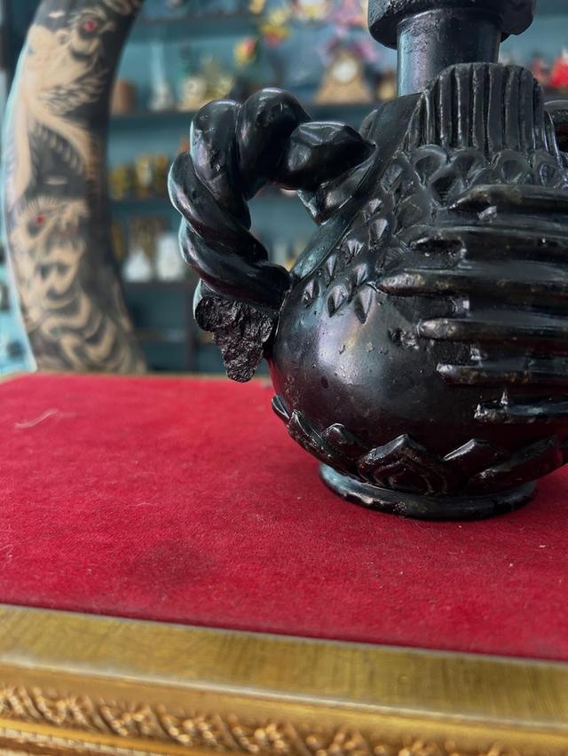 กาน้ำชามังกร ทำจากหินแกะสลัก 6