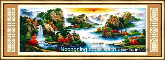 ร้าน Noongning Cross stitch ครอสติสพิมพ์ลาย จำหน่ายอุปกรณ์ครอสติส ภาพติดเพชร1524 4