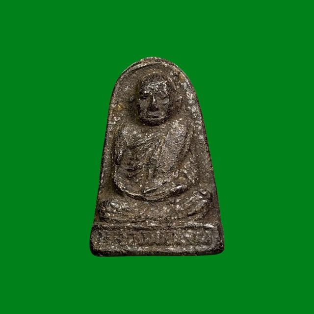 รูปหล่อเกจิ เนื้อว่าน ฝังตะกรุดไม่ทราบที่