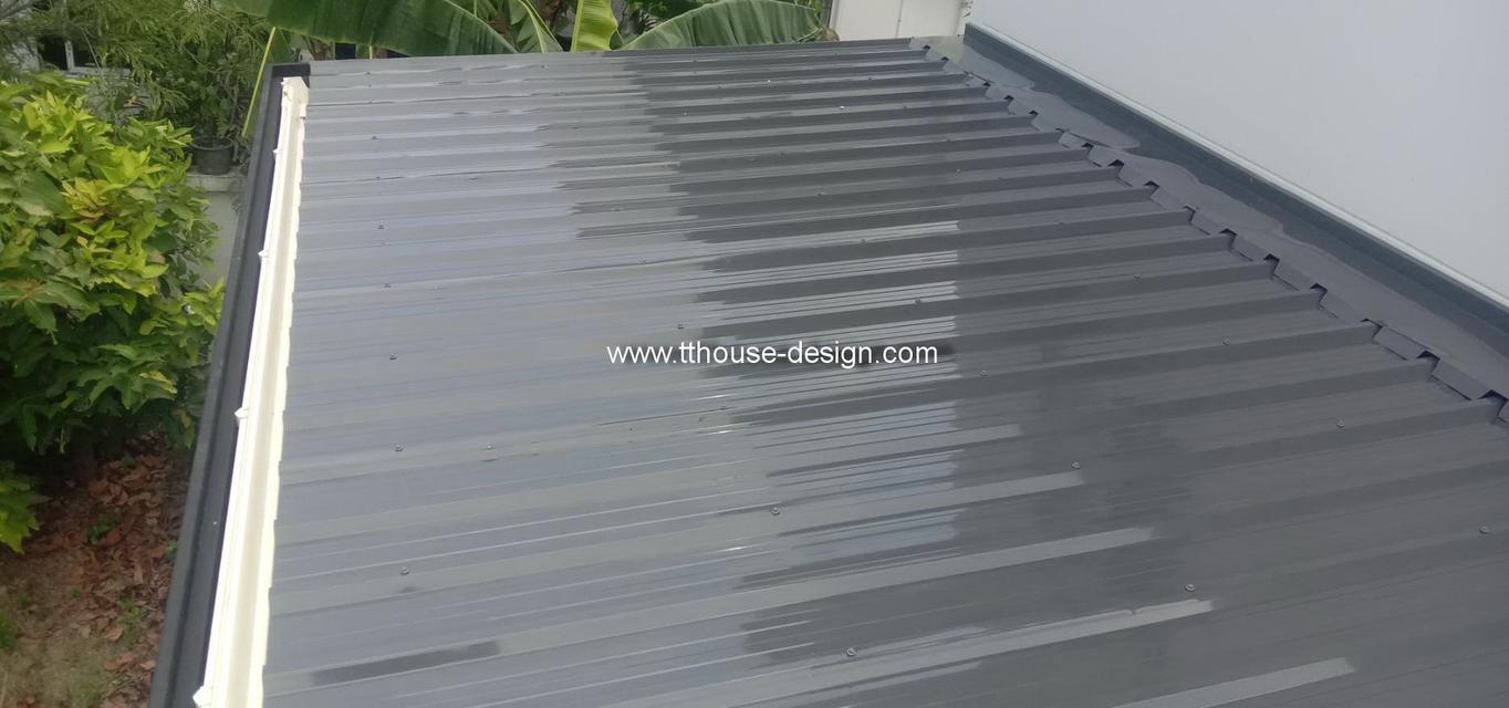 รับเหมา ต่อเติม โครงหลังคา กันสาด ห้องครัว เทพื้นปูกระเบื้อง ID Line : dddesign23 13