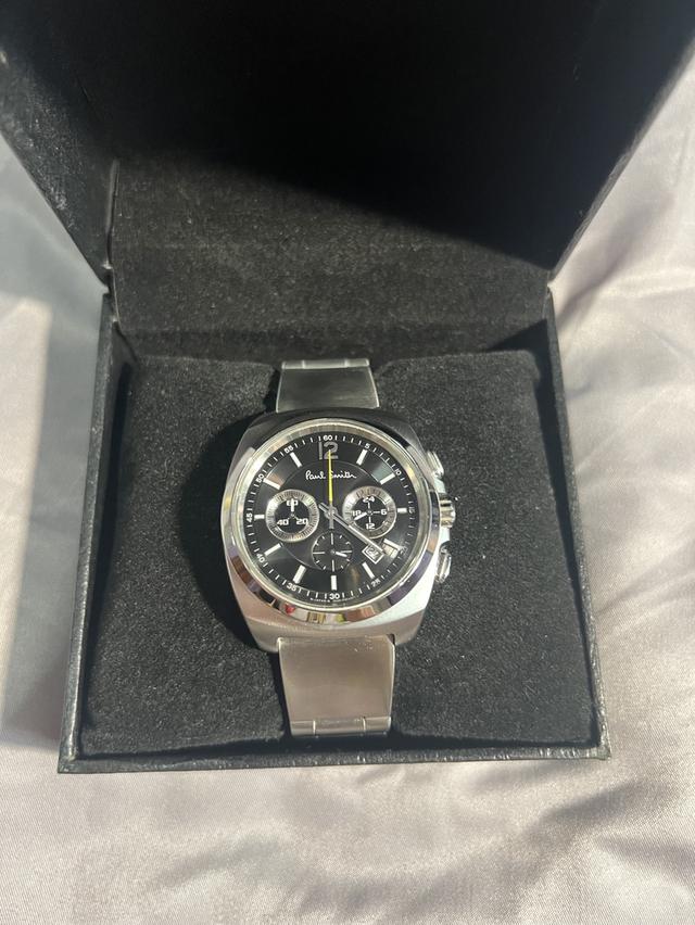 Paul smith chronograph หน้านกฮูก หน้าปัดดำ