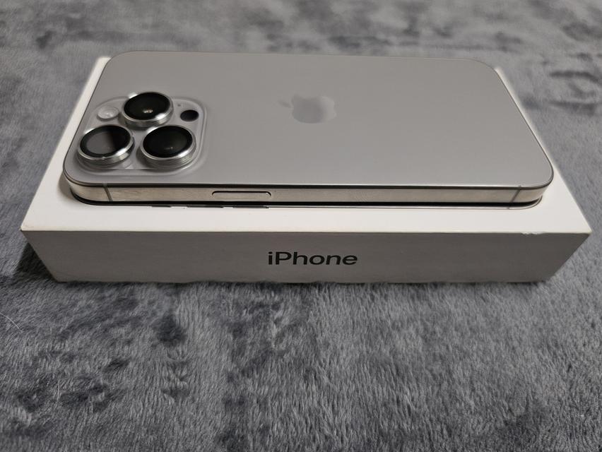 iPhone 15 Pro Max 256GB สี Natural Titanium ศูนย์ไทยแท้ ZA/P