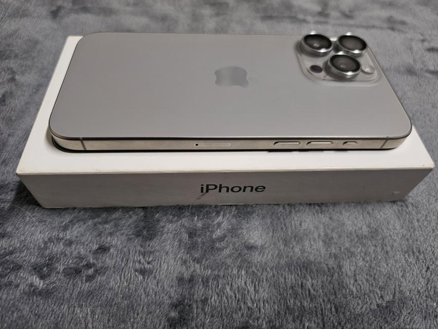iPhone 15 Pro Max 256GB สี Natural Titanium ศูนย์ไทยแท้ ZA/P