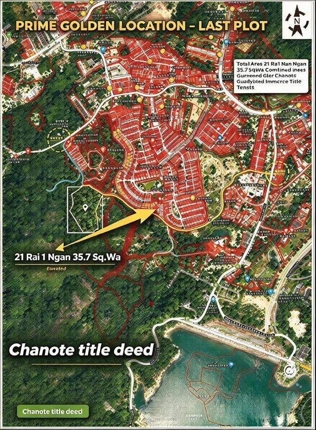 ขายที่ดินภูเก็ต กะทู้ ป่าตองสุดท้าย ทำหมู่บ้านพื้นที่เนินเขา/ที่ดินเปล่า-ลักษณะดินดอนสูงElevated Hillside Plot ติดโครงการ ย่านกะทู้-ป่าตอง THE PLAM 16