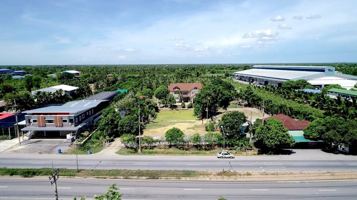 ✨️ขายที่ดินแปลงสวยติดถนนใหญ่  (เส้นบ้านแพ้ว-นครปฐม) หน้าติดถนน...หลังติดคลอง ✨️ 12