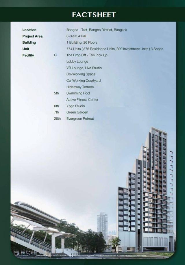 CM04320 ขายดาวน์ ออริจิ้น เพลส บางนา Origin Place Bangna (IP Program) การันตี Yield 5% นาน 3 ปี   1
