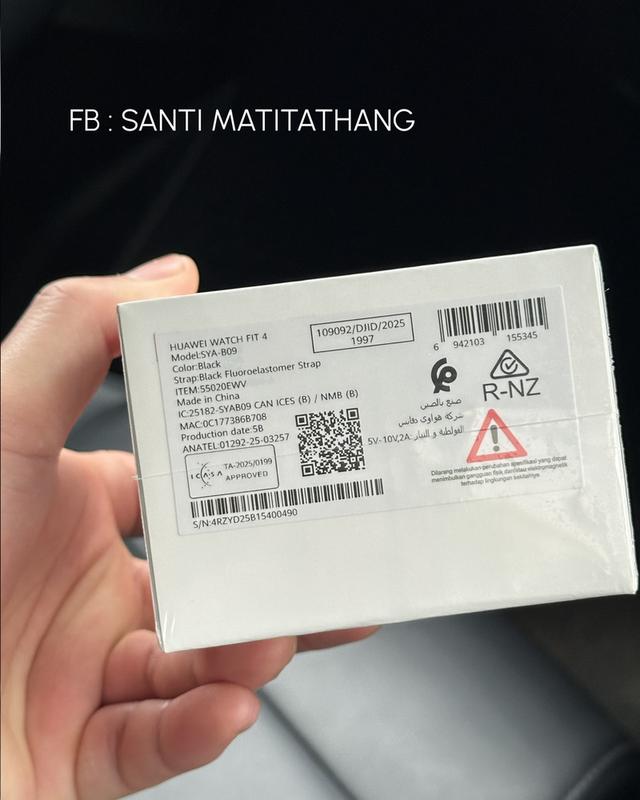 NEW HUAWEI Watch Fit 4 series สีดำ รูปที่ 3