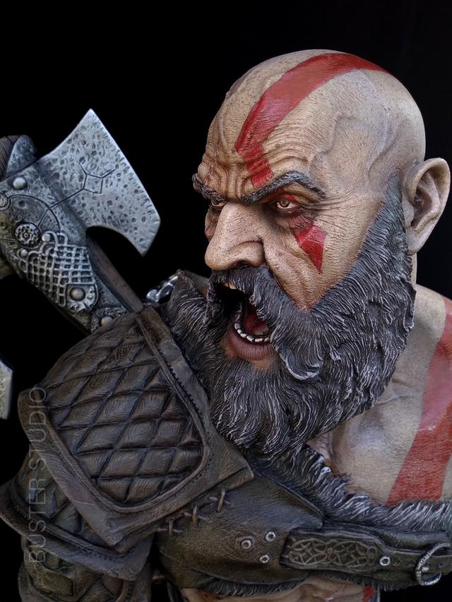 Cratos bust งานเรซิ่น รูปที่ 3