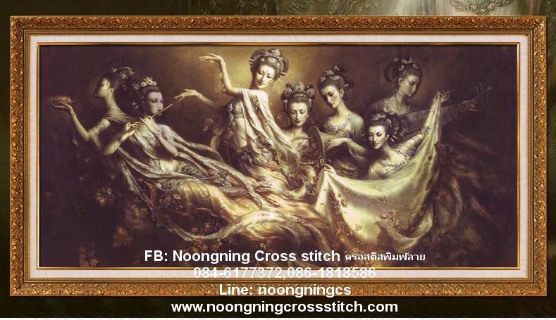 ร้าน Noongning Cross stitch ครอสติสพิมพ์ลาย จำหน่ายอุปกรณ์ครอสติส ภาพติดเพชร282 2