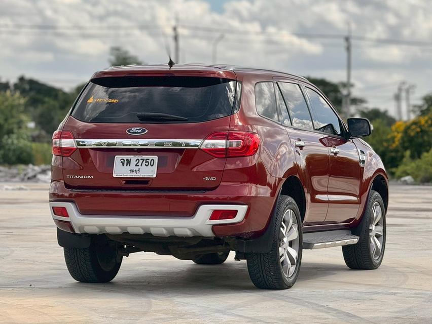 FORD EVEREST Wagon 4dr Titanium+ 7st Auto 6sp 4WD 3.2DCT (Navi)Y17สีแดง เกียร์ออโต้  6