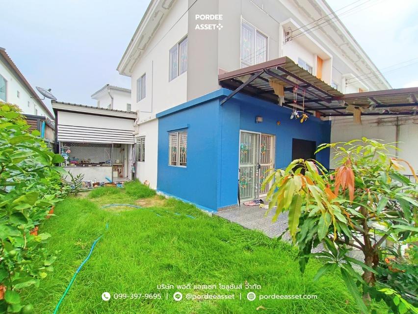 ขาย!! ทาวน์โฮม บ้านพฤกษา60/1 รังสิต-บางพูน (หลังริม ขนาด 32 ตร.ว.) ซอยวัดบางพูน เมืองปทุมธานี  ต่อเติมครบพร้อมอยู่ : Baan pruksa 60 rangsit-bangpun 2