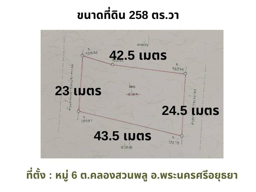 ขายบ้านและที่ดิน พระนครศรีอยุธยา 10