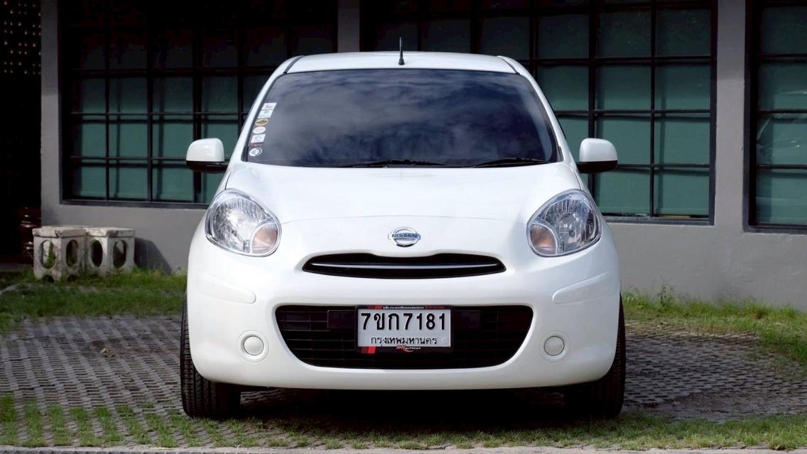 รหัสรถ KN7181 NISSAN MARCH รุ่น E 1.2 เบนซิน AUTO ปี 2013