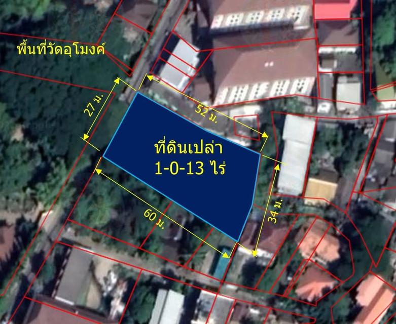 ขายที่ดิน เปล่าถมแล้ว 13 ไร่ (หน้าวัดอุโมงค์ ต.สุเทพ อ.เมืองเชียงใหม่ จ.เชียงใหม่ 1