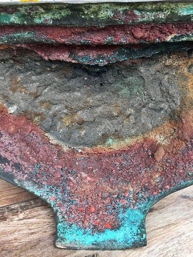 พระพุทธรูปโบราณ พระบูชาอยุธยาทรงเครื่อง หน้าตัก12นิ้ว ปางสมาธิ ฐานสามขา 10