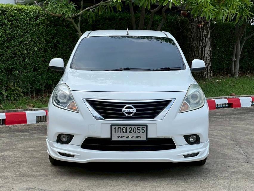 Nissan Almera 1.2VL AT ปี2012 สีขาว🔥🔥ราคา 129,000 บาท🔥🔥- ไมล์ 17x,xxx Km.