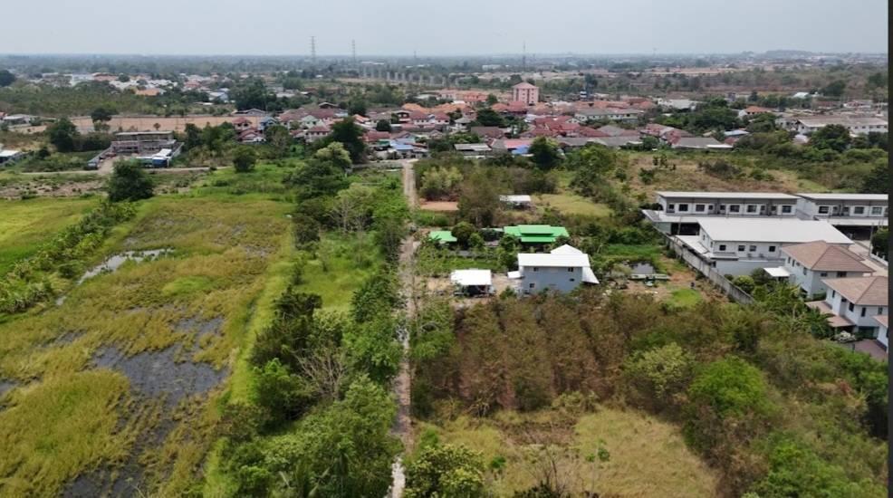 ขายที่ดินเปล่าหน้ากว้างประมาณ 40 เมตร ถนนเลียบคลองชลประทาน เมืองสระบุรี 1