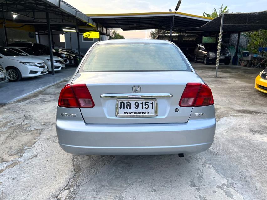 Civic ไดแมนชั่น ปี2001 ออโต้ มือเดียวป้ายแดง สีเดิม ไม่เคยแก๊ส 7