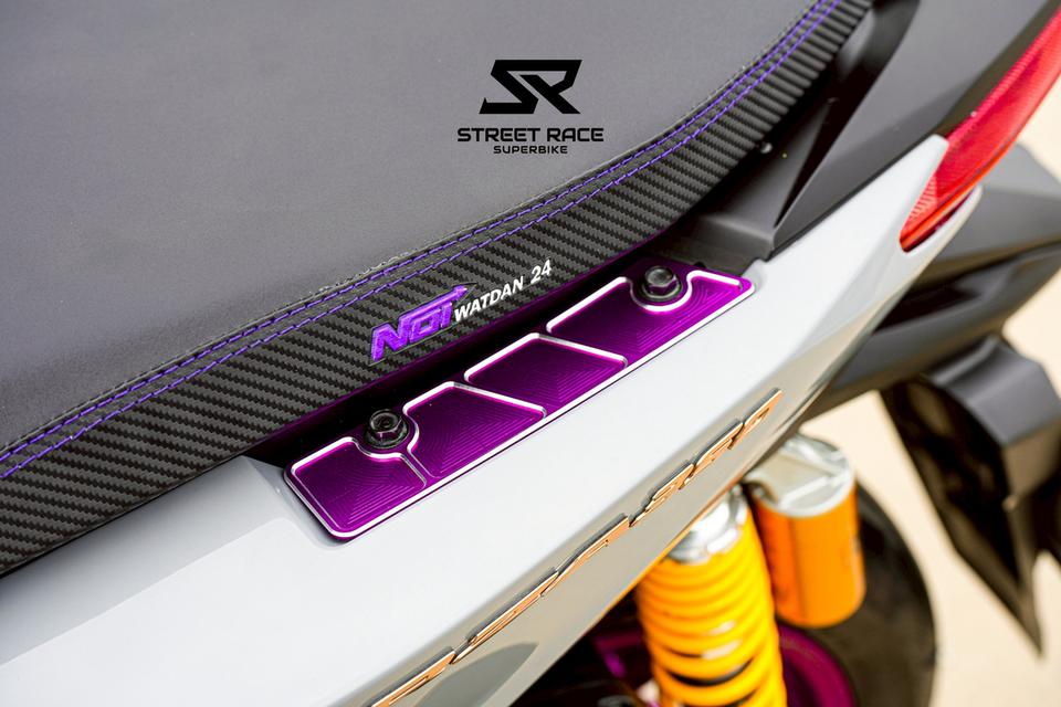 2024 Honda forza 350 rs ปี 2024 แต่งเต็มล้นคัน! 🔥 💥 ท่อ akrapovic / ไฟหรี่ bm + ไฟเลี้ยวในตัว เปลี่ยนสีได้ / ล้อสี powder coat 10