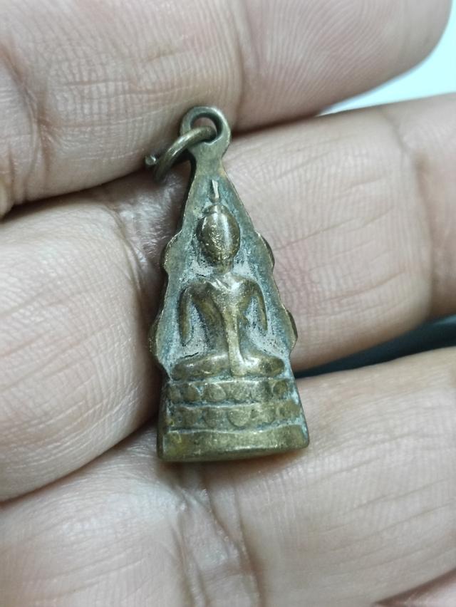 พระกริ่งชินราชพิมพ์เล็กมีหู ปี2500 เนื้อทองผสม 9