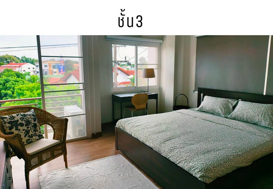 โครงการ ป่าตันทาวน์โฮม ตำบลช้างเผือก เมืองเชียงใหม่ ให้เช่าทาวน์โฮม 3 ชั้น 25 ตารางวา 2 ห้องนอน 3 ห้องน้ำ (มีให้เลือกแบบบ้านเปล่า และเฟอร์ครบ) 12