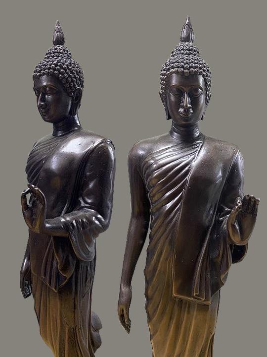 พระพุทธรูป25ศตวรรษ พระบูชา25ศตวรรษ สูง21นิ้ว ทองเหลือง