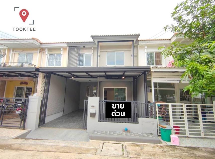 “ขายทาวน์โฮม พฤกษาทาวน์ เพชรเกษม 81 ใกล้ MRT หลักสอง บ้านสวย พร้อมอยู่ 17.2 ตร.ว. ต่อเติมหน้าบ้าน โรงจอด ครัวบิ้วอินครบ 1