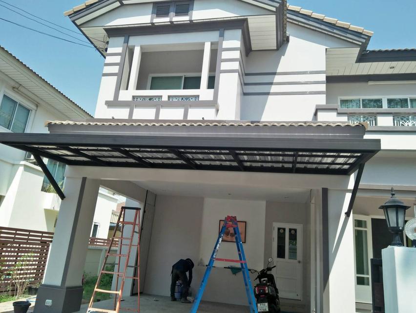 รับเหมา ต่อเติม โครงหลังคากันสาดห้องครัวเทพื้นปูกระเบื้อง Line dddesign23 รูปที่ 13