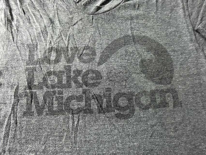 🇺🇸 Vintage Style: The Mitten State "Love Lake Michigan" | Made in USA | แขนเดี่ยว | ผ้าเนื้อทราย รูปย่อยที่ 3