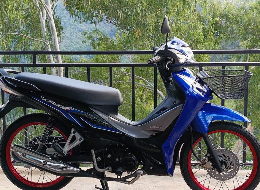 Honda Wave สีน้ำเงิน 4