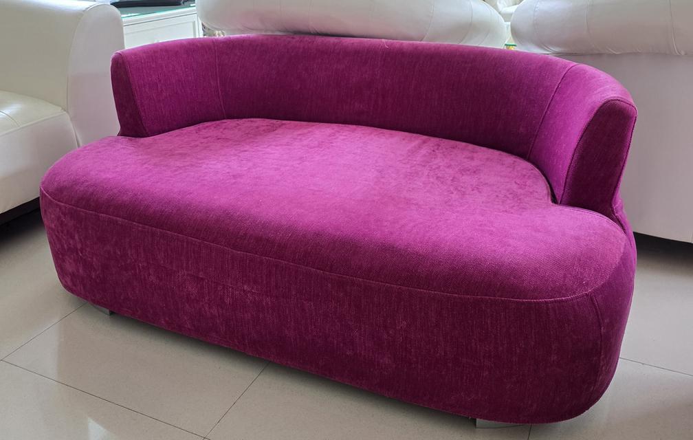 โซฟา 2 ที่นั่ง สี magenta 2