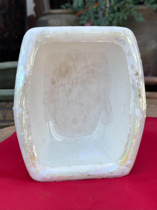 พระแม่โพสพ 25พุทธศตวรรษ ปี2500 สีขาวมุก รูปหล่อพระแม่โพสพ เนื้อแก้ว สำนักพุทธเนรมิตประทีป 9