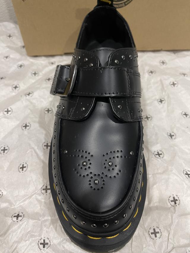 Dr.martens รุ่น Ramsey รองเท้าหนังแพลตฟอร์มส้นตึกทรง Monk Strap 11