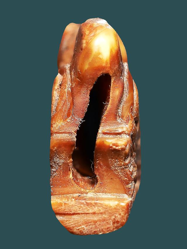 สิงห์สามขวัญ หลวงพ่อเดิม วัดหนองโพ ขนาด 1.5 x 2.0 ซม. เก่ามันส์สุดๆ 5