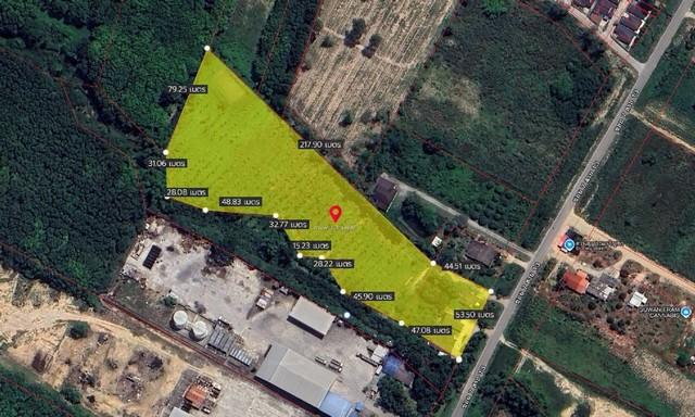 ขายที่ดินนิคมพัฒนาระยอง ขายที่ดินระยองเนื้อที่ 10 ไร่ ต.พนานิคม อ.นิคมพัฒนา จ.ระยอง ผังสีม่วงลาย 2