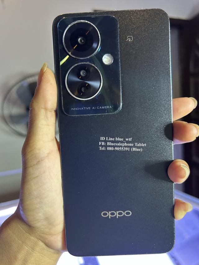 OPPO Reno11 F รองรับ5G จอ6.7นิ้ว Rom256Ram8 ขยายแรมเพิ่มได้8 กล้องคู่มาโคร Android16ได้ทุกแอพ ได้ทุกซิม ใช้งานปกติ รูปย่อยที่ 2