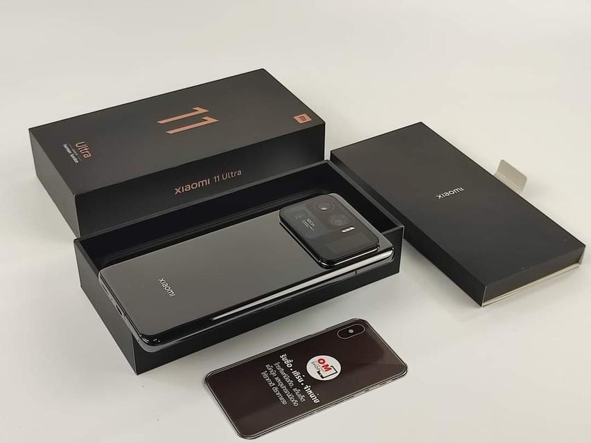 ขาย/แลก Mi11 Ultra 12/256GB Ceramic Black รอมGlobal สวยมาก Snapdragon888 แท้ ครบยกกล่อง เพียง 23,900 บาท  1