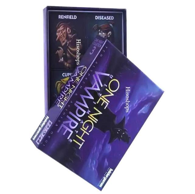 ONE NIGHT ULTIMATE VAMPIRE BOARD บอร์ดเกมแนว Social Deduction (เกมจับผิดทางสังคม) เกมส์สนุกๆสุดฮิต กล่องแข็งสุดหรู